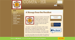 Desktop Screenshot of compahr.camp7.org