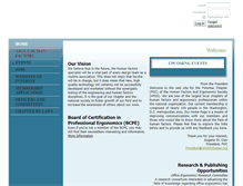 Tablet Screenshot of potomacchapterhumanfactorsandergonomicssociety.camp7.org