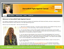 Tablet Screenshot of dancewellfightagainstcancer.camp7.org